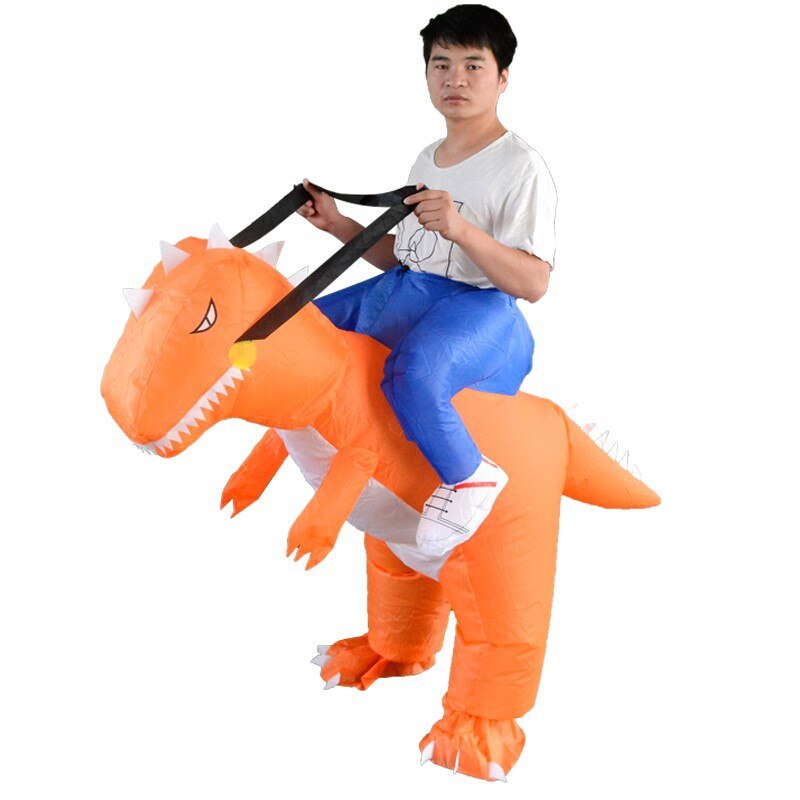 Carnival Costume Women Dinosaur Cowboy Inflatable TOY Costumes Funny Party Dress Animal Cosply Halloween Costume