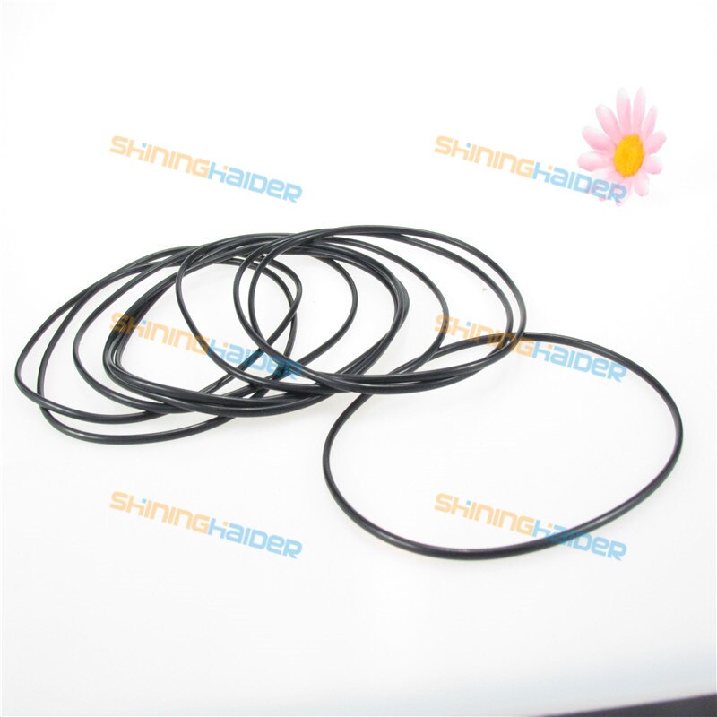 50PCS wire diameter 6mm cross section 6mm black NBR O type ring nitrile rubber O sealing ring CS 6mm OD 45mm-62mm