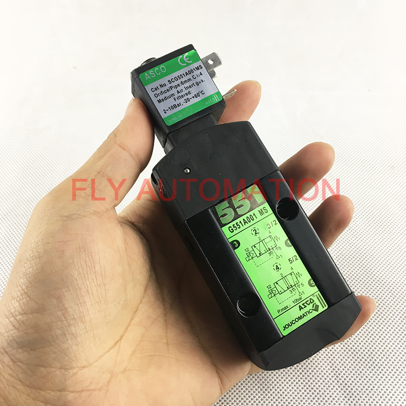SCG551A001MS SCG551A001 ASCO 551 Series 1/4" Aluminium High Flow Solenoid Valve