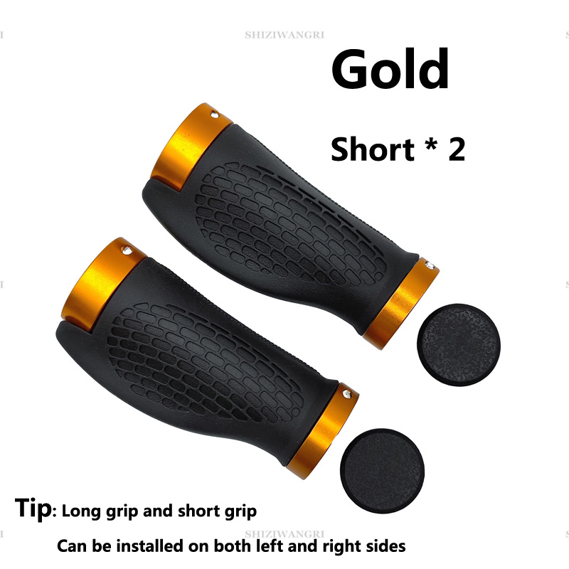 MTB Fahrrad Griffe Lenker Kurze Lange Fahrrad Griffe Anti-Skid Gummi Griff Radfahren Mountainbike Grip Ergonomische: Himmel Blau