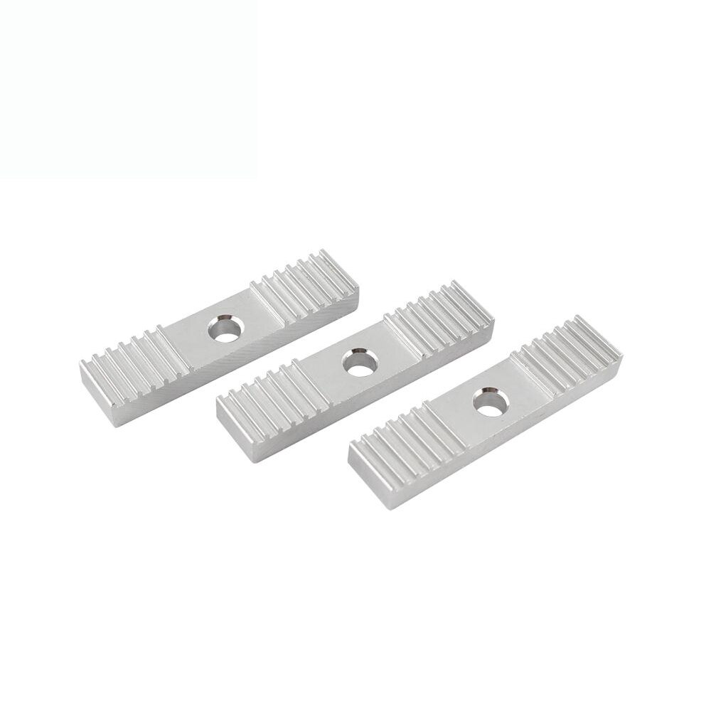 DIY GT2 3D Drucker Aluminium Block zeitliche Koordinierung Gürtel Befestigung Stück Zahn Tonhöhe 2mm Klemme 9*40mm Für 3D Drucker CNC