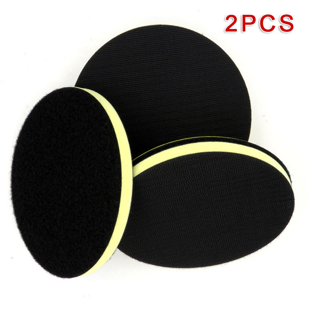 Care Supplies Polishing Disc 2pcs 150mm / 6 Inch Clay Bar Pad Buffing For Car Detailing