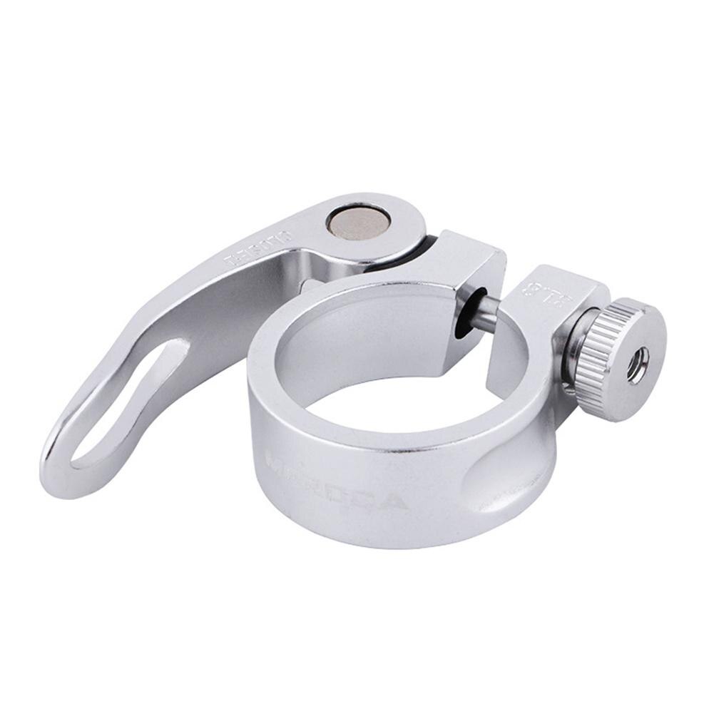 Fiets Quick Release Zadelpenklem Aluminium Zadel Buis Vergrendeling Klem Racefiets Zadelpenklem: Black 31.8mm