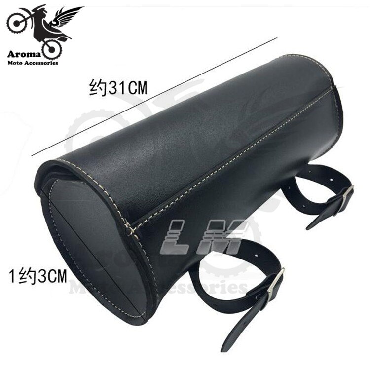 black moto saddlebag leather parts motorcycle saddle bags for suzuki honda yamaha harley luggage motorbike side tool tail bag