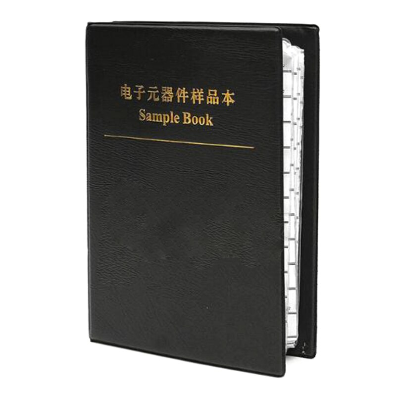 A Book 0201 0402 0603 0805 1206 SMD Resistor Book 1% Capacitor Resistance Package Component Sample SMT Chip Book Assortment Kit