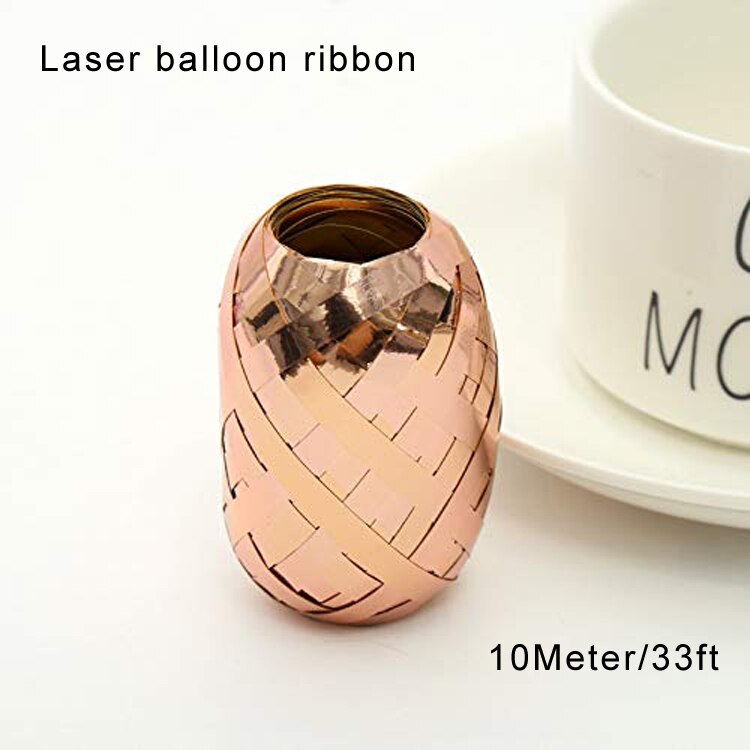 Ballon Bogen Girlande Bausatz Band Streifen Binden Werkzeug Blume Clip Band Geburtstag Hochzeit Weihnachten braut dusche Baby Dekoration favor: Champagner