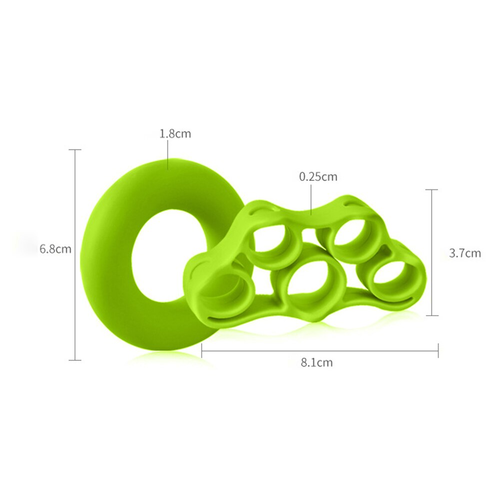 2pcs Resistance Bands Hand Grip Set Strengthener Exerciser Kit Finger Stretcher Finger Stretcher Speed Up Rehabilitation