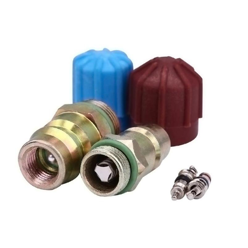 Componenten AC A/C Systeem Cap & Valve Cores Santech Rapid Seal Kit Airco-service z1012 5up