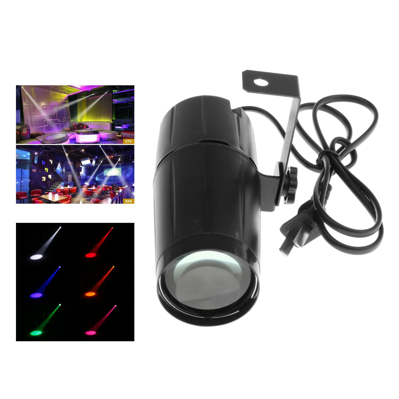 DJ Pinspot Light Flash Light 3W LED Bulb Party Dis... – Grandado