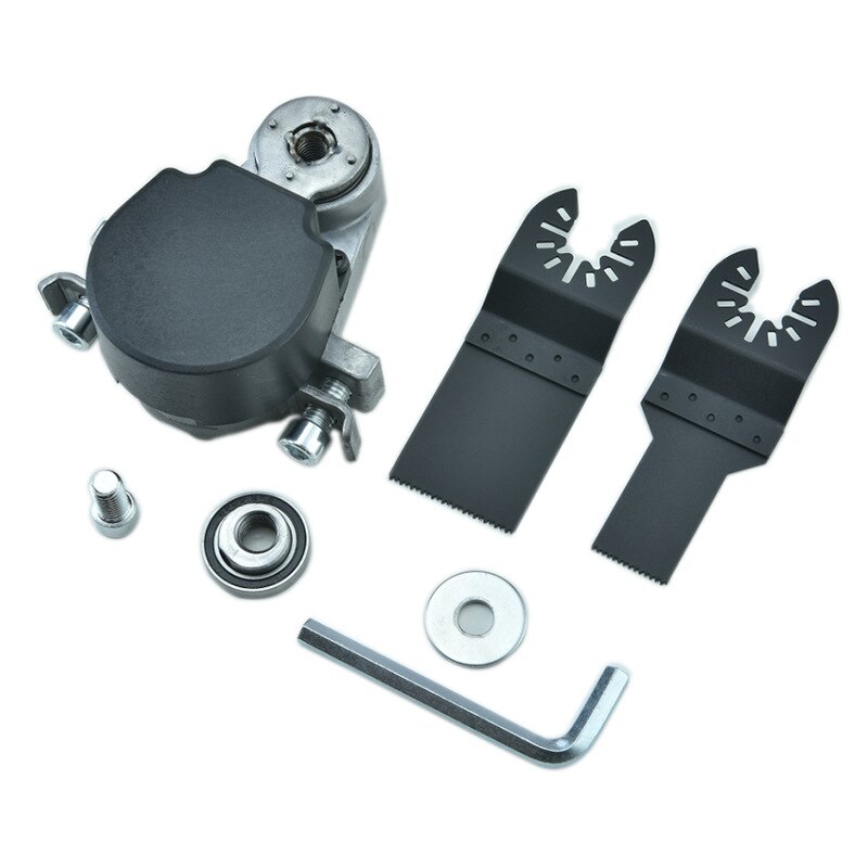 Oscillating Tool Adapter Angle Grinder Attachment Bracket Change into Oscillating Tool Trimming Machine for Wood Metal Cutting