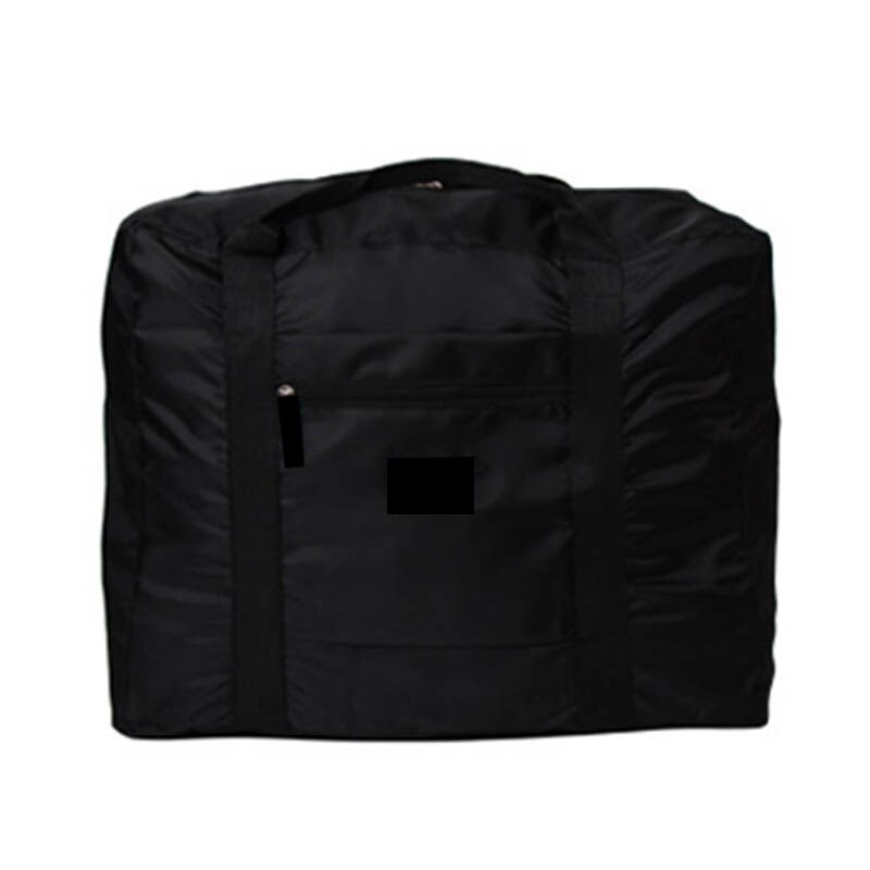 Waterproof Nylon Folding Foldable Home Travel Package Men Women Storage Bag SMR88: Black
