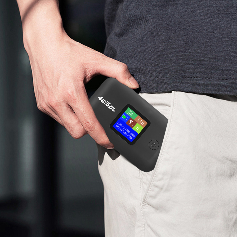 4G/5G LTE Wireless WiFi Router 150Mbps Pocket WiFi Modem with Sim Card Slot Portable MiFi Modem Car Mobile Wifi Hotspot Dongle