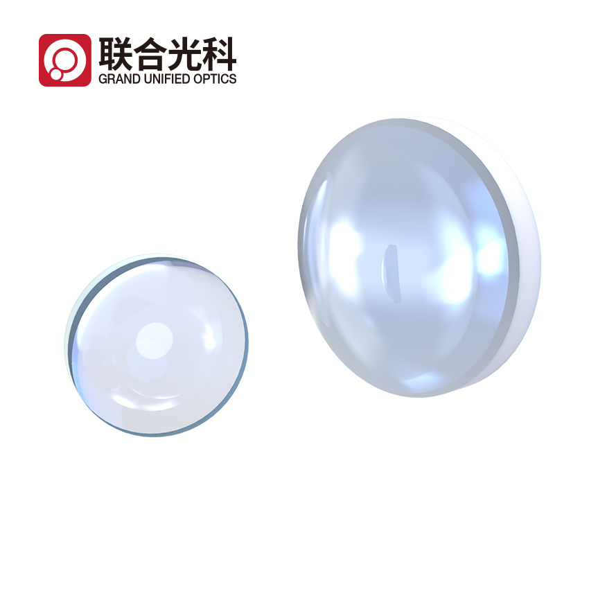 Lentes convexas plano de vidrio óptico K9 con revestimiento NIR SWIR AR Dia1Omm FL12,5mm 16mm 20mm 25mm