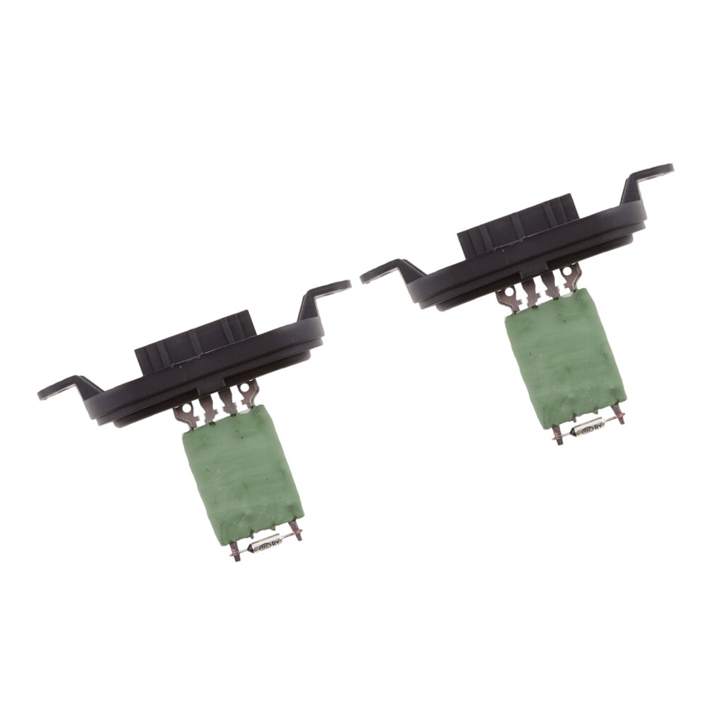 2pcs Fan Motor Fan Resistor Fan Motor Control Resistor Fan For VW Transporter Touareg