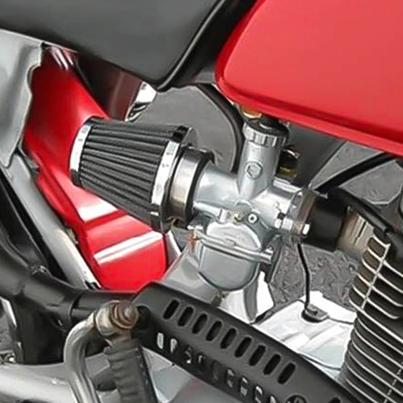 Filtros de aire cónicos para motocicleta, filtro de aire Universal con abrazadera, modificación de entrada de cono cónico, filtro de aire para coche, Moto todoterreno
