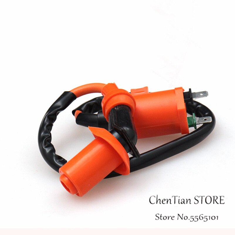 Racing Bobine + Bougie + Cdi Box Voor GY6 50cc-150cc 4-Takt Motoren Atv 6 Pin Male plug: Lavendel