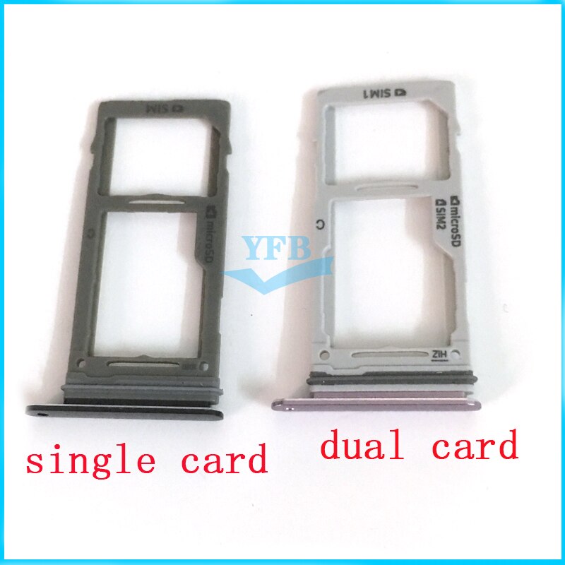 Single & Dual SIM Karte Tray und Micro SD Karte Tray Für Samsung Galaxy Note 9 N960 N960F N960U Halter adapter Reparatur Teil