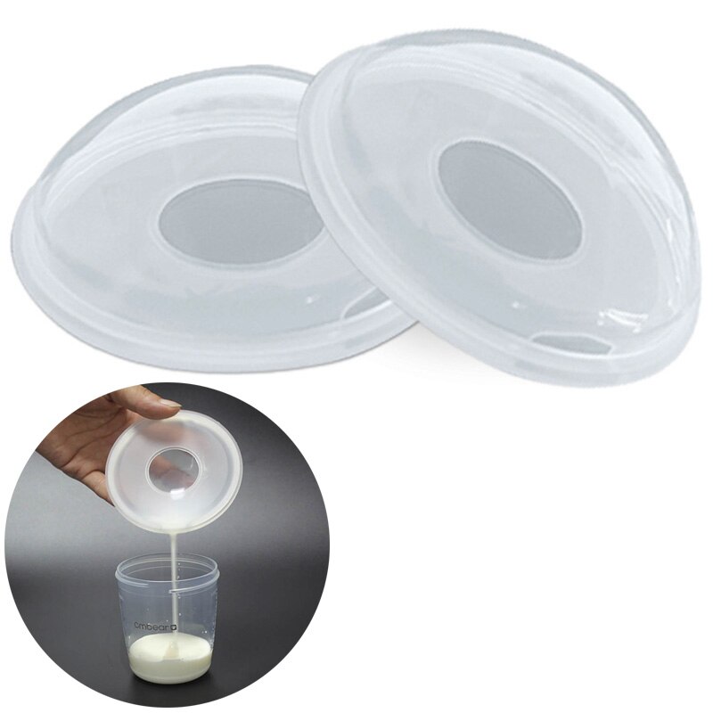 2 Pcs Moedermelk Collection Shell Draagbare Borst Saver Voor Reizen Dagelijks Werken Moeders YH-17