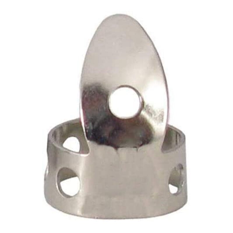 4 Uds púas de guitarra de dedo pulgar de Metal púas de guitarra de acero inoxidable para guitarra acústica, Banjo, ukelele