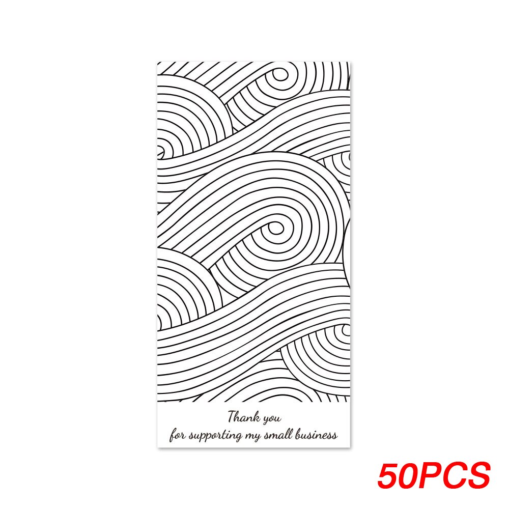 20-50pcs This Package Nice To Meet You Too Sticker Seal Label Thank You Small Business Handmade Merchandise Decoration Stickers