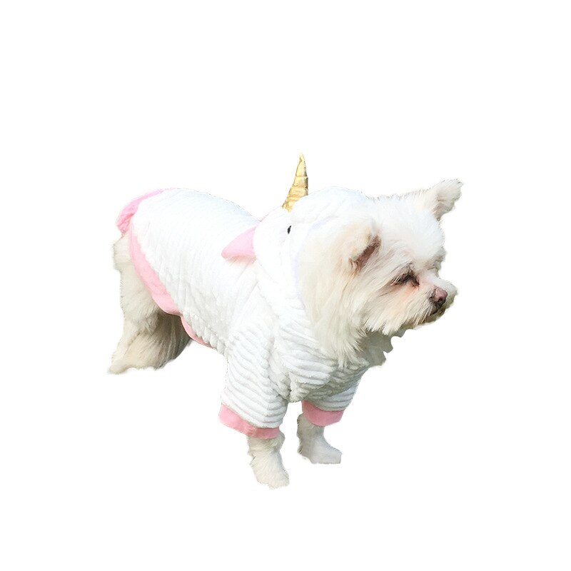Chrismas Einhorn Kostüm für Hunde Haustiere Kleidung Hund Hoodie Hund Kleidung für Kleine Hunde Yorkshire Pommerschen Chiuhahua Kleidung
