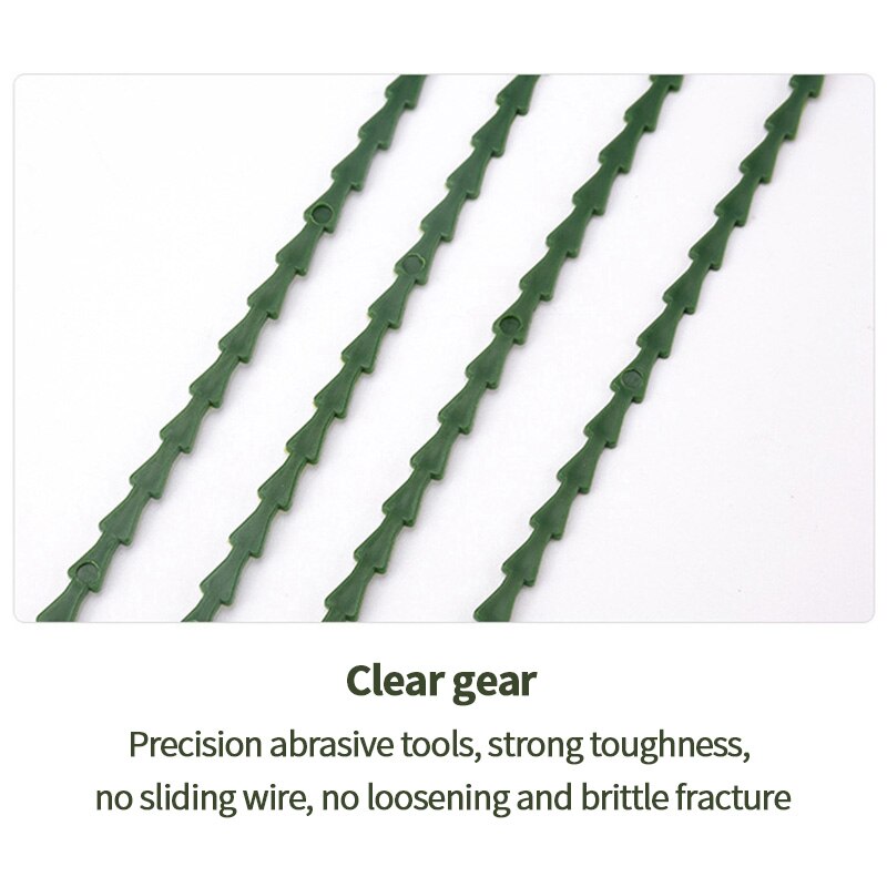 10/20/50/100PCS Self-locking Plastic Tie Adjustable Plastic Plant Cable Tie Reusable Garden Cable Tie Plastic Zip Loop Wire Wrap