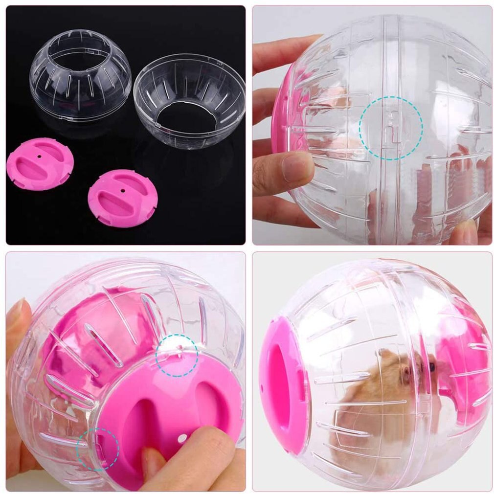 Huisdier Draaiende Bal Plastic Grounder Jogging Hamster Huisdier Kleine Oefening Speelgoed Hamster Accessoires Hamster Kristal Runner