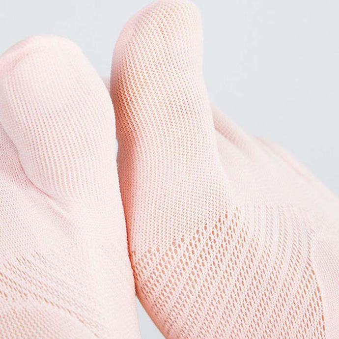 1 par respirável meias cinco toe meias chinelos invisibilidade para cor sólida meias unisex toe venda sólida malha meias socks socks socks socks