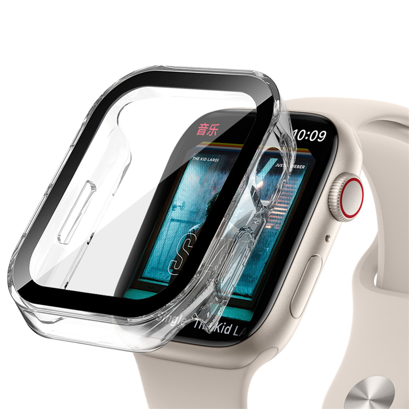 Protecteur d'écran étanche, coque rigide pour Apple Watch 10 9 8 45mm 41mm 44mm 42mm 46mm, couverture complète pour IWatch Ultra 7 SE 6 5 4: Bleu / 8 pouces