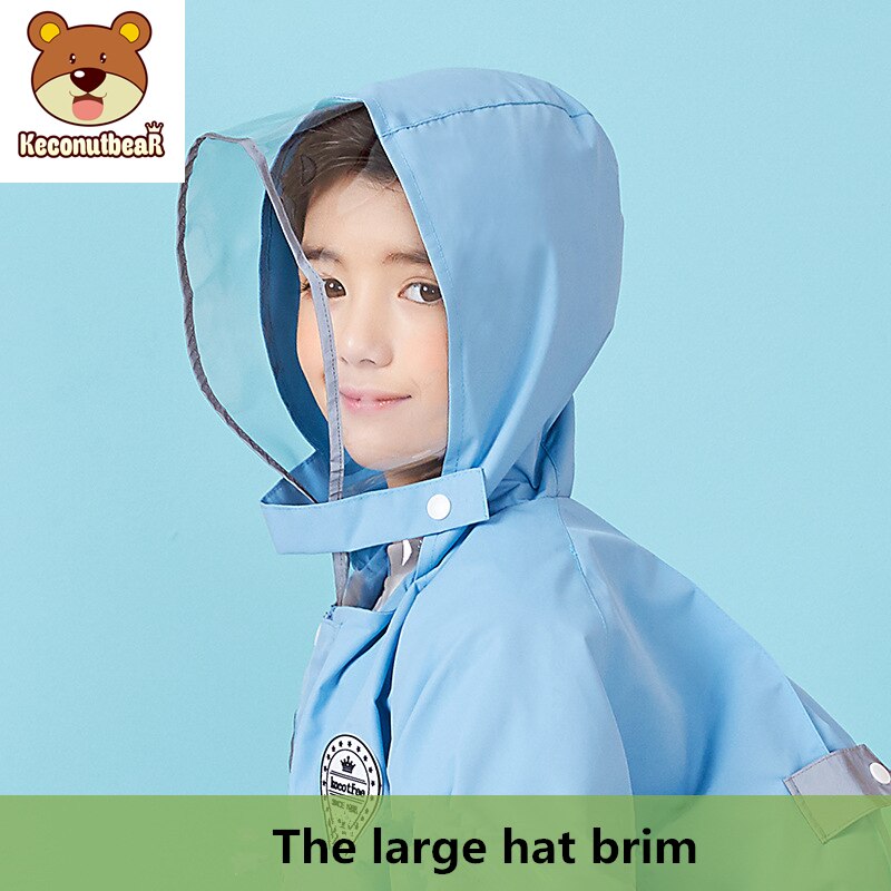Height 90-170 cm waterproof raincoat for children kids baby rain coat boys girls middle school students rain poncho jacket