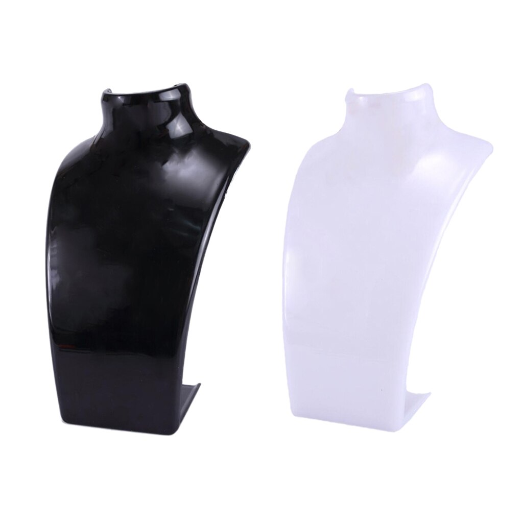 2Pc Ketting Stand, Vrouwen Mannequin Buste Sieraden Display Organisatoren Plank Houder