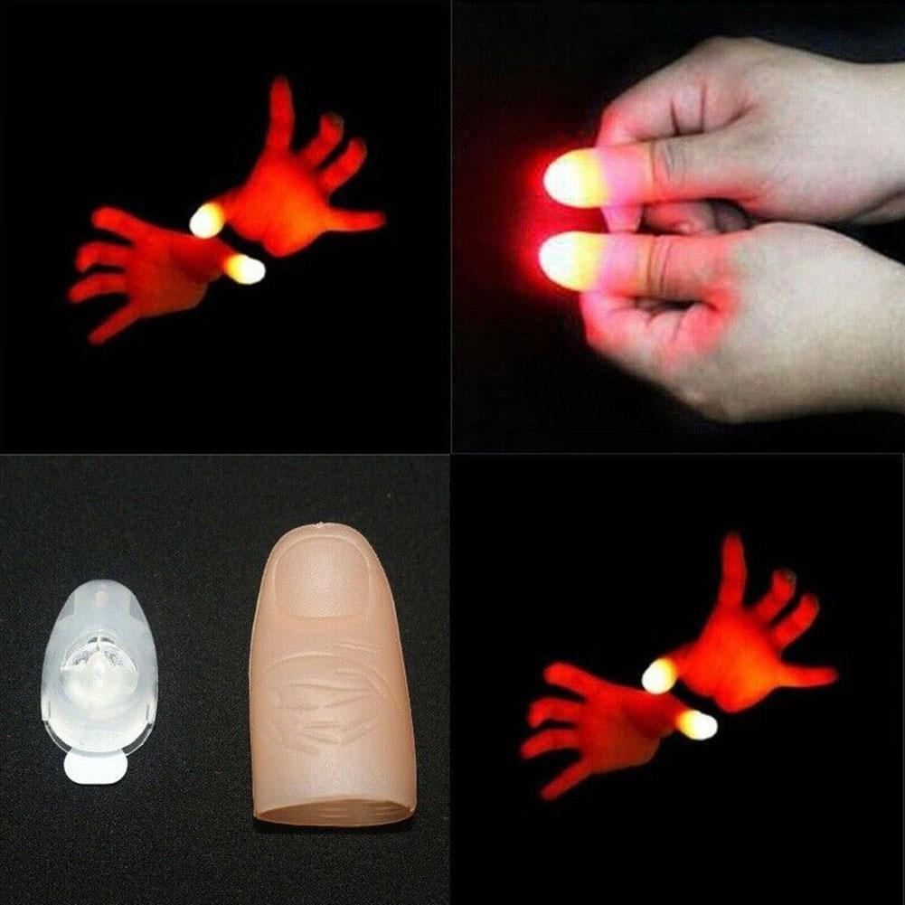 Leucht Spielzeug freundlicher Erstaunliche Fantastische glühen Spielzeug LED Licht Finger-Beste Finger glühen glühende Finger Für freundlicher Ringe l L5L6