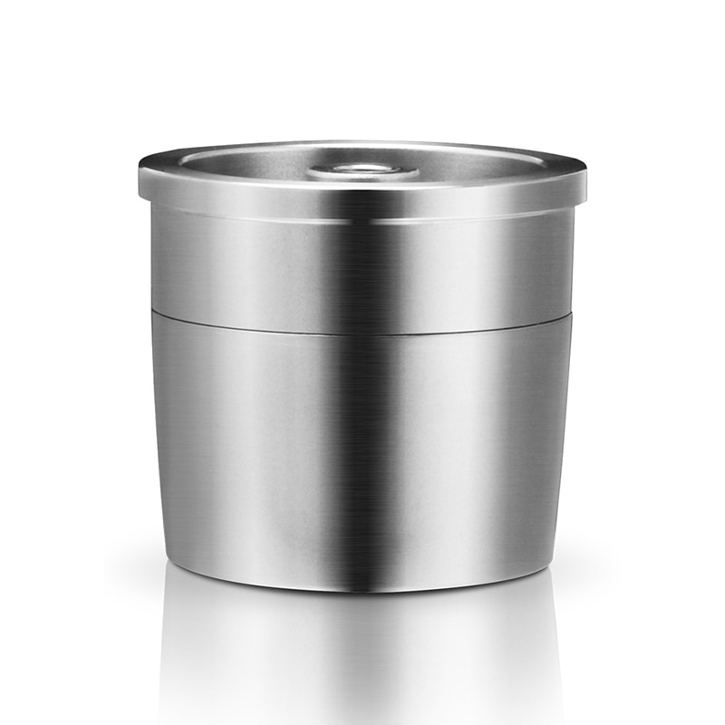 Compatible with Illy Coffee Machine Maker/Stainless Steel Metal Refillable Reusable Capsule Fit for Illy Cafe Capsule: Default Title