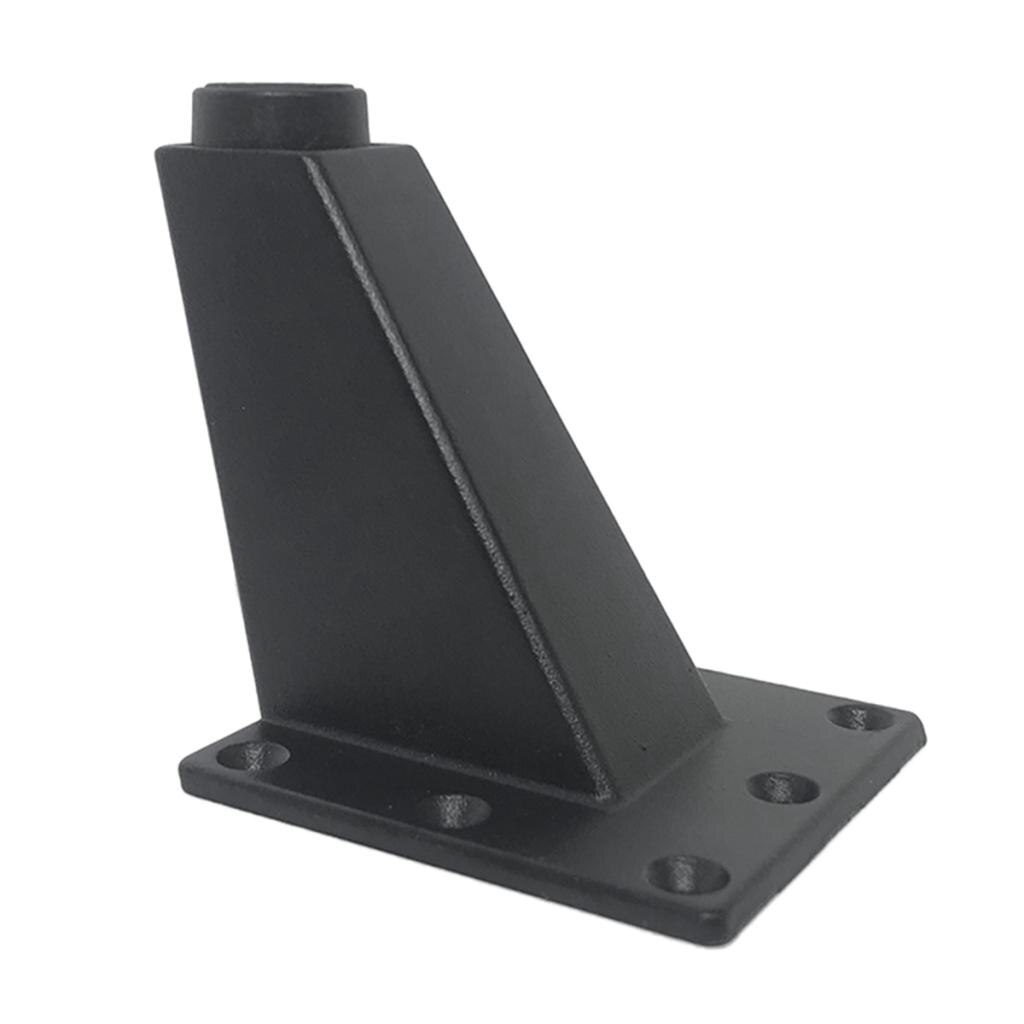 Tunga rostfria metallmöbler ben soffa soffa stol säng ottomansk skåp ben anti-fukt fötter sockel stativ säng stigare 8/10cm: 8cm svarta