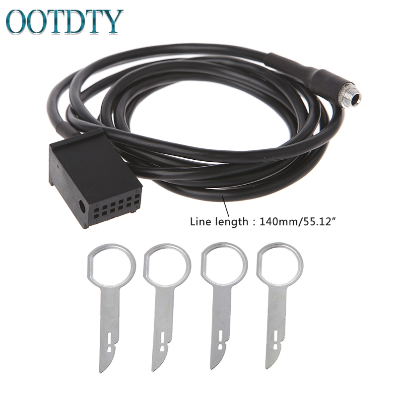 OOTDTY 6000 CD MP3 Ingang Aux Kabel Adapter voor Ford Focus Mondeo