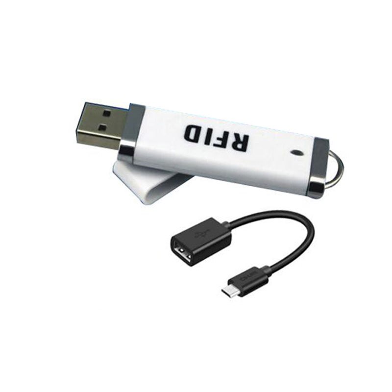 RF USB RFID carta lettore per androide mini 125khz TK4100 o 13.56mhz MF NFC scanner Portatile di Tipo C: 125khz micro usb