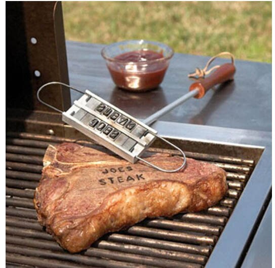 BBQ LOGO maker DIY Barbecue branded mark maker barbecue alphabet indicator barbecue tools BBQ branding iron