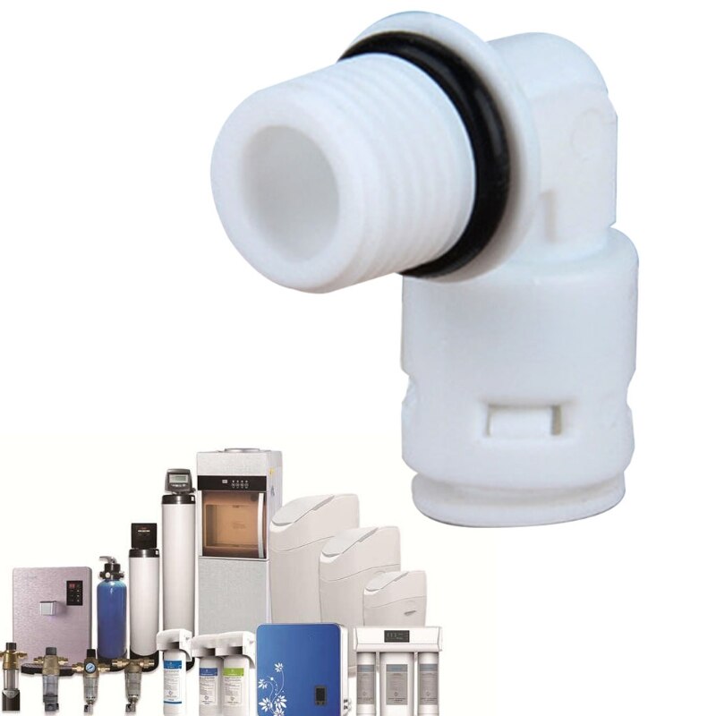 Tube Fittings L Connectors 0.25Inch Inner Push Type Air Fitting Quick Connect Ball Valve for RO System Water Filter Plas U1JE: D