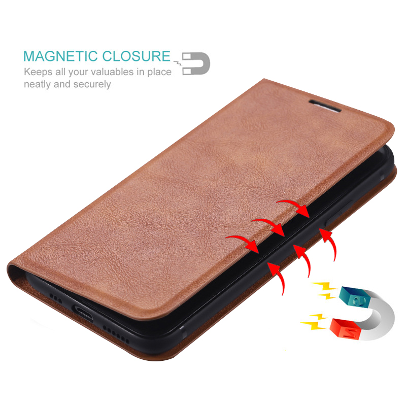 Magnetic Leather Flip Wallet Cover For iPhone 6 6s 7 8 Plus X XR Case For iPhone 11 Pro XS Max Card Holder Stand Cover