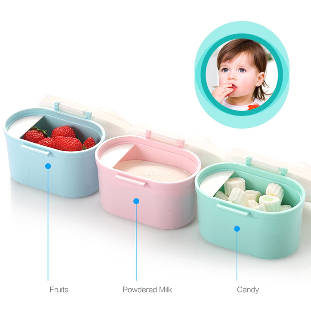 Portable Infant Baby Milk Powder Storage Keep Fresh Box Sealed Large Capacity Flour Case Container