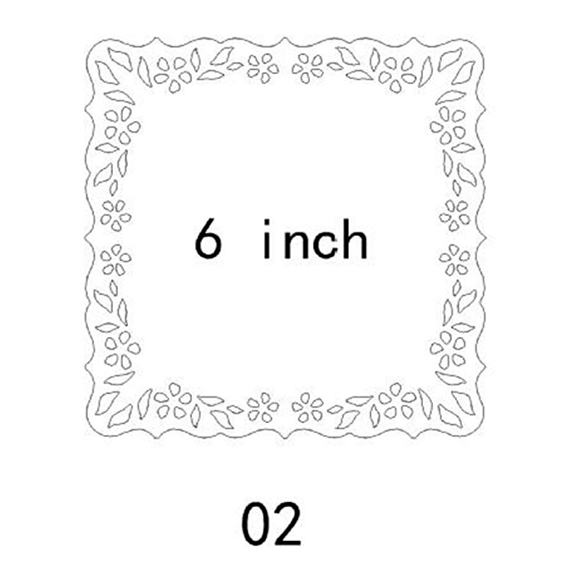 6 inch Fancy border punch DIY hand book making tool Card large embossers punching Lace embossing device Children Art supplies: KM-8710-02