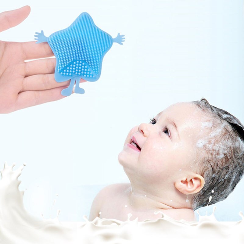Baby Kam Kinderen Kammen voor Pasgeboren Shampoo Veiligheid Siliconen Zachte Borstel Bad Baby Borstel Haarborstel