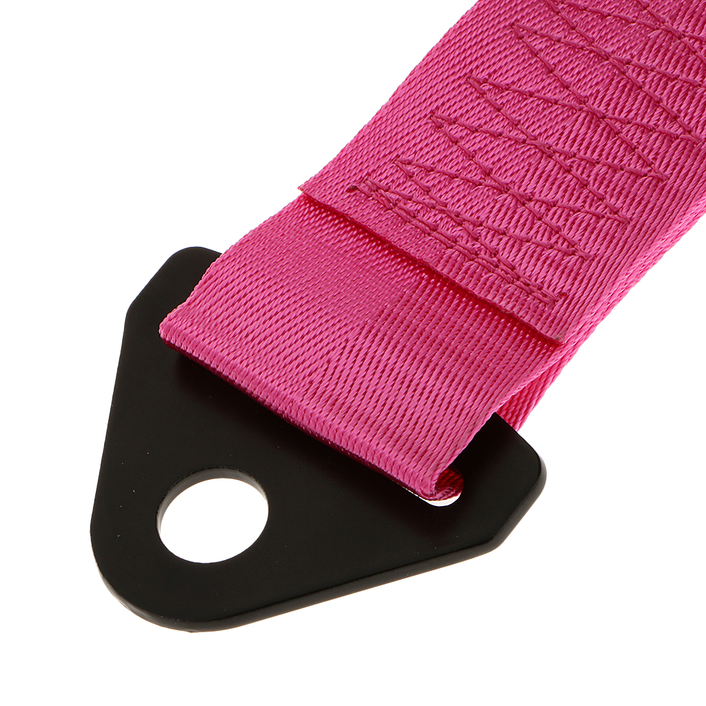 Auto Tow Strap 2 Ton Tow Vervoeren Touw Towing Racing Bumper Strap Loop & Bolt Haak Zware Roze Voor atv Truck Trailer Boot Rv