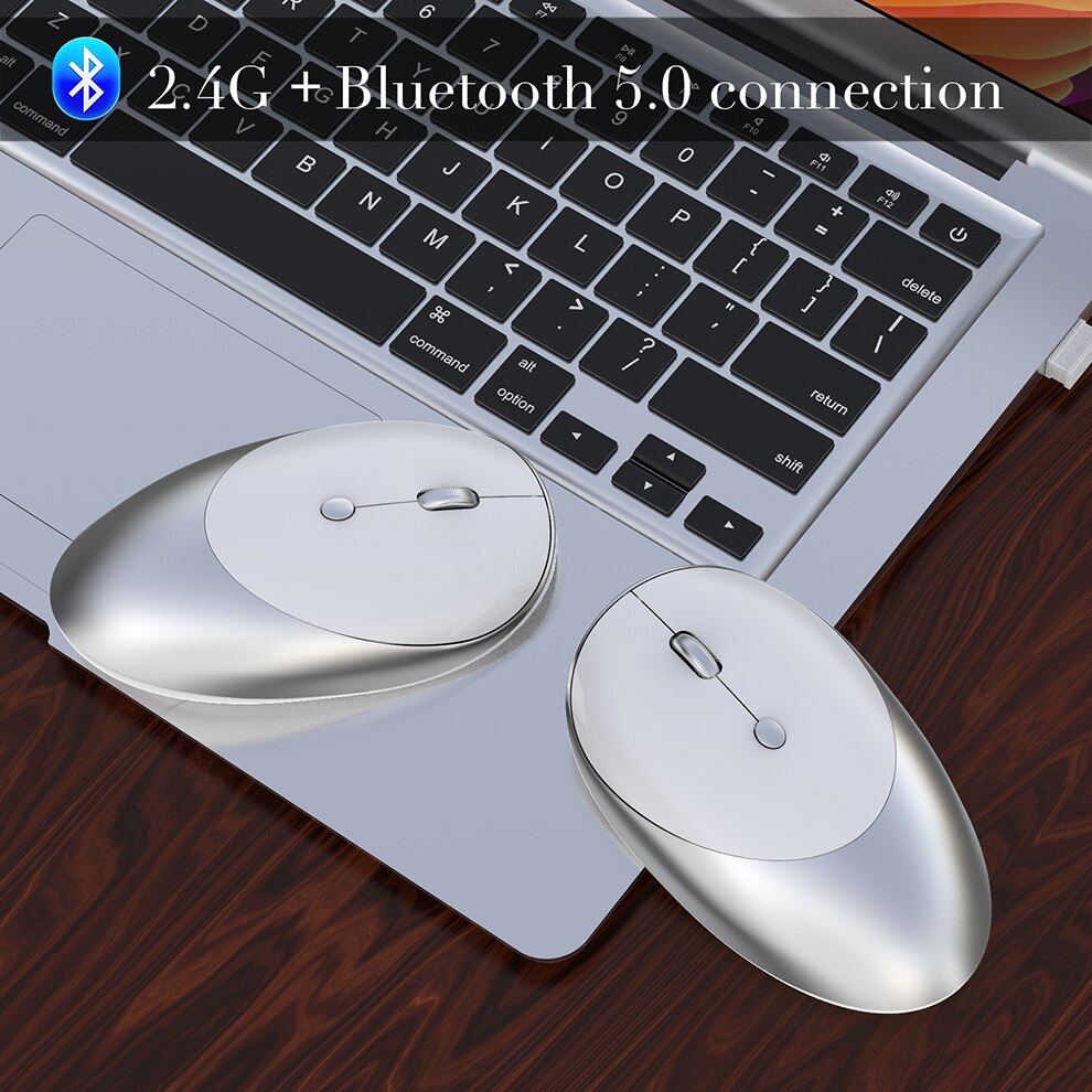 Jelly Comb 3.0/5.0 Bluetooth Mouse Wireless Rechargeable Mouse Silent Mause Bluetooth 2.4GHz USB Mouse for Laptop Notebook PC