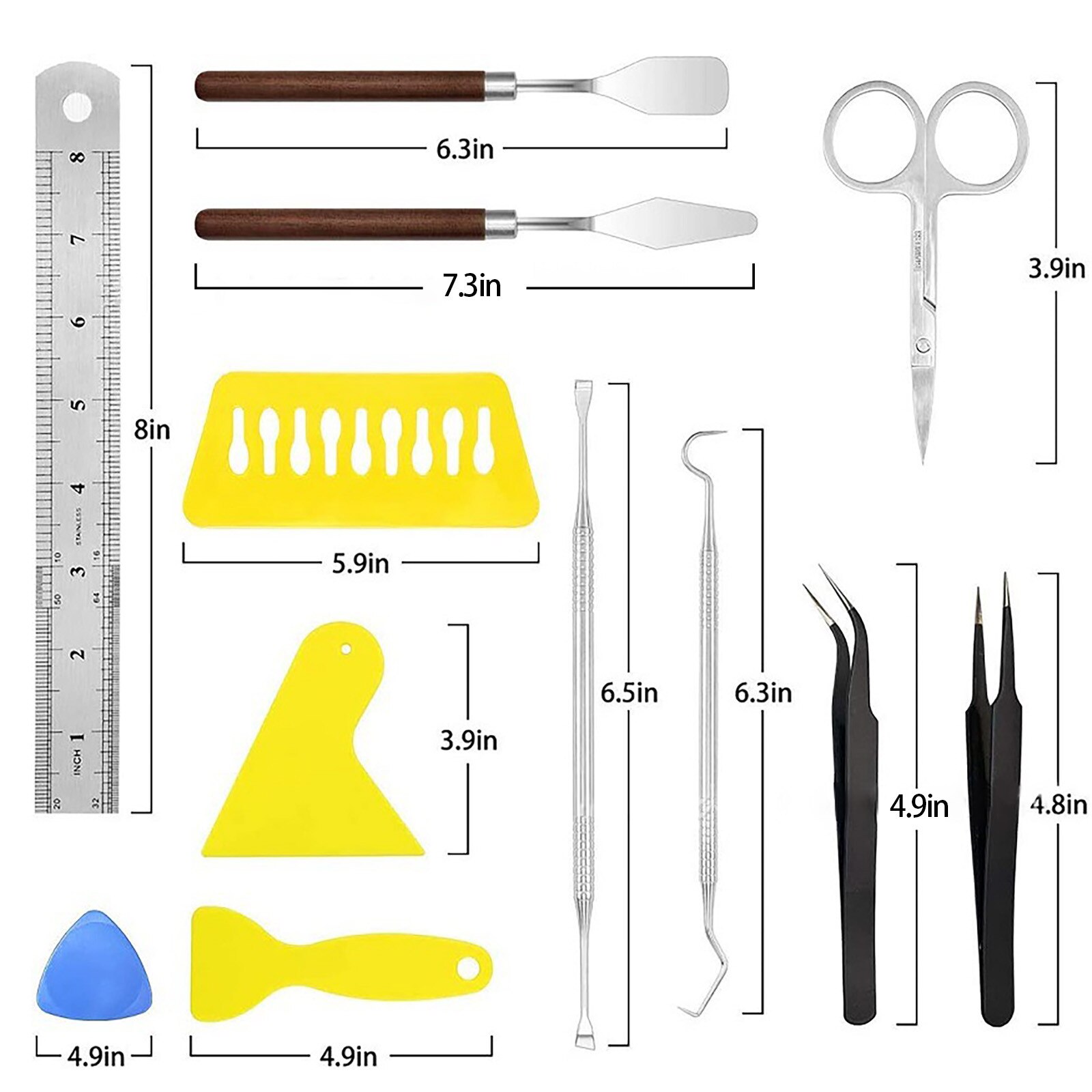 40# 12pcs Scrapbooking Paper Tool Set Hand-cut Paper Diy Homemade Greeting Card Paper Tool Set Party Decoration Paper Tools