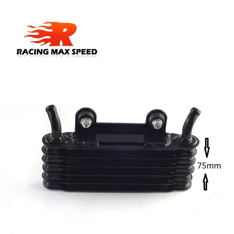Universal Motorcycle oil cooler suit for Honda Yamaha 200mm black