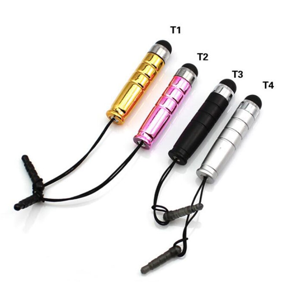 10pcs Color Random Phone Tablet Touch Screen Capacitive Pen Mini Portable Digital Capacitive Pencil Stylus