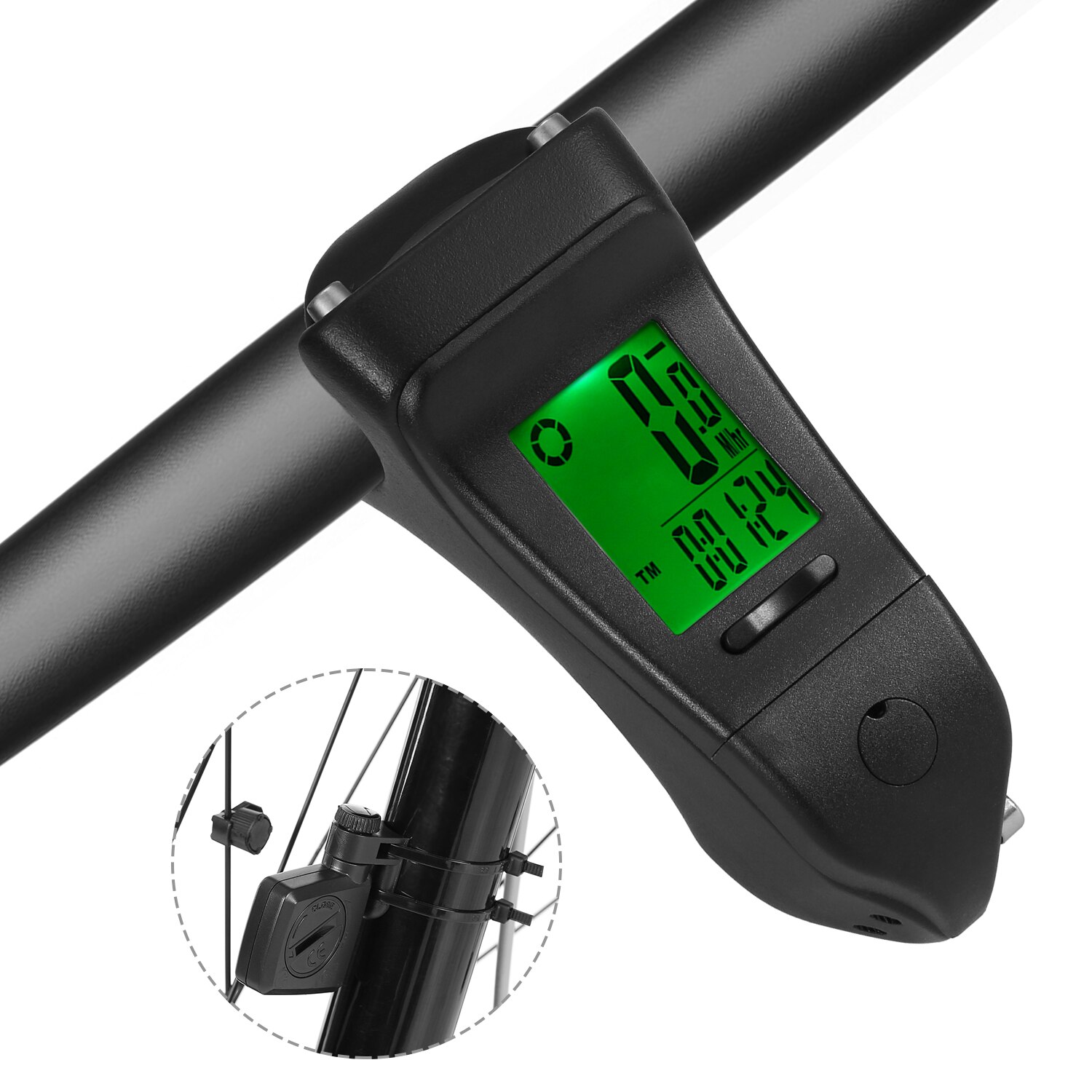Draadloze Fietscomputer Mountainbike Snelheidsmeter Kilometerteller IPX6 Waterdichte Fietsen Meetbare Temperatuur Stopwatch