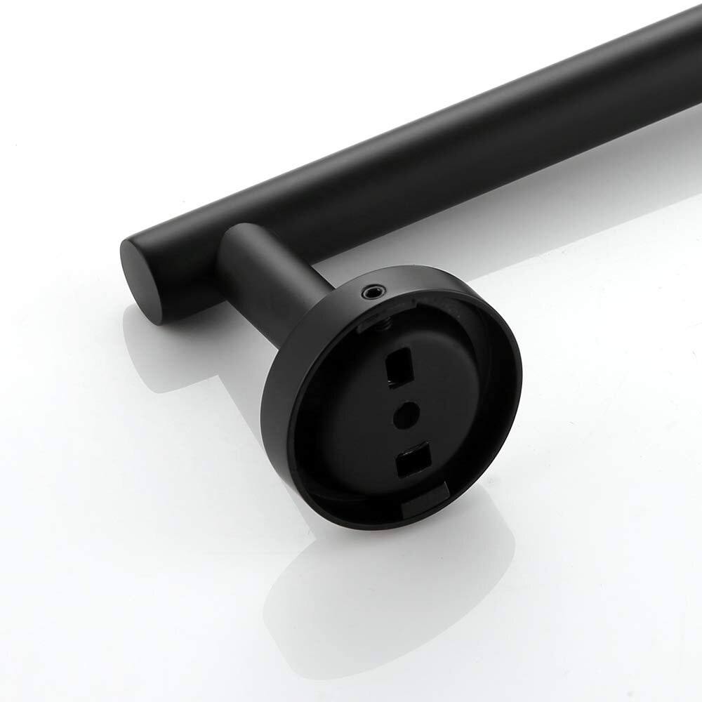 Black Toilet Paper Holder stainless Steel Wall Mount shelf paper towel for bathroom accessories D24