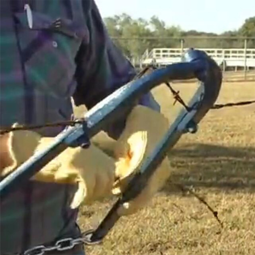 Farm Guardrail Pulling Wire Fence Repair Tool Strain Hand Operated Portable Chain Metal Home Garden Fixing Heavy Duty Outdoor